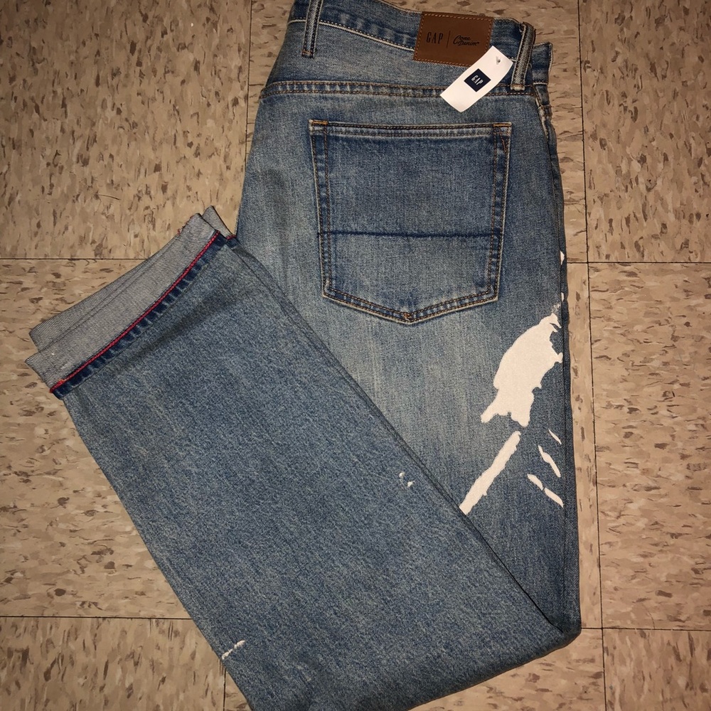 Gap cone denim destructed jeans